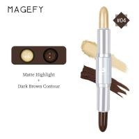 ราคา MAGEFY 2 In1 Concealer Highlight Shadow Stick Face Contouring Makeup (21175852675)
