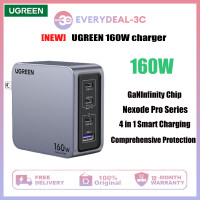 ราคา Ugrean Nexode Pro ที่ชาร์จ USB C 160W เครื่องชาร์จติดผนัง PD 3 1 GaN Compact Fast PPS สำหรับ MacBook Pro 16 M2 Pixelbook Dell XPS iPad Pro iPhone 15 Pro 14s23กาแลคซีพิกเซล8ดาดฟ้าไอน้ำ (21176143671)