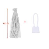 ราคา 100 ชิ้น 35 40 50 60cm ถุงตาข่ายใส่อาหาร ถุงบรรจุกระเทียม ถุงตาข่ายบรรจุไข่ ถุงตาข่ายระบายอากาศ แพ็ค พร้อมตัวล็อค ตาข่ายพลาสติก (20582717487)