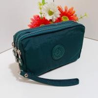 ราคา กระเป๋าคล้องมือขนาด7นิ้วมี3ช่องซิปใส่เงินแบงก์พันไม่ต้องพับใส่กระเป๋าใบสั้นและมือถือขนาดใหญ่ได้ (20195690826)