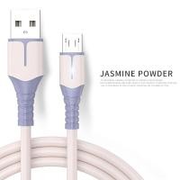 ราคา สายชาร์จเร็ว Micro USB สายชาร์จ ไนลอนถัก 3A USB Data Cable Liquid ซิลิโคน Light Cable สาย Android 1 2 เมตร สำหรับ Xiaomi Huawei Samsung OPPO VIVO REALME รับประกัน1ปี (17317943251)