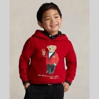 ราคา Polo Ralph Lauren Kids เสื้อฮู้ดดี้เด็กผู้ชาย Lunar New Year Polo Bear Fleece Hoodie รุ่น CWPOKNIB8020964 สีแดง (21283533489)