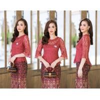 ราคา เสื้อลูกไม้ใยบวบเกรดพรีเมี่ยม ทรงแขนหางปลา หน้าสั้น หลังยาว (20249664310)