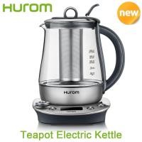 ราคา HUROM กาน้ำชา TM P02FSS แก้วอุ่นอัตโนมัติกาน้ำพกพา Teko Listrik สแตนเลส (19443866430)