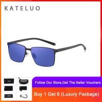 ราคา KATELUO แว่นกันแดดสำหรับขับขี่ตกปลากันแสงแดดทำจากสเตนเลส TR90แว่นกันแดดโพลาไรซ์ผ้าไนลอนแบบใหม่สำหรับผู้ชาย CP7111 (17248907468)