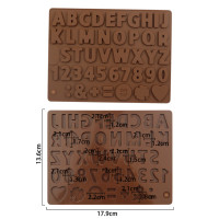ราคา รวมแม่พิมพ์ซิลิโคนทำขนม ตัวอักษร ตัวเลข ภาษาอังกฤษ เข้าเตาอบได้ (20900041281)