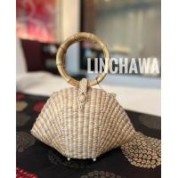 ราคา กระเป๋าทรงเปลือกหอย หูไม้ไผ่แท้ ใส่มือถือได้ (21219033786)