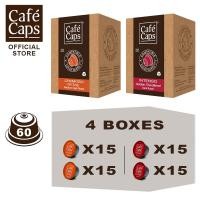 ราคา Cafecaps Coffee Nescafe Dolce Gusto MIX Compatible capsules of Intenso 2 Box X15 แคปซูล Cremoso 2 กล่อง X15 แคปซูล รวม 60 แคปซูล Dolce Gusto Coffee capsule compatible แคปซูลกาแฟที่ กาแฟสไตล์อิตาเลียนท