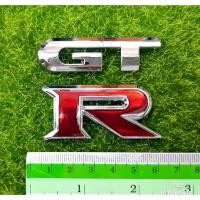 ราคา โลโก้ GTR เหล้ก อักษรแยก สีแดงเงิน (7501510108)