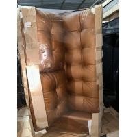 ราคา ผ่อน0 Livinghome FurnitureMall โซฟา L Shape 3 ที่นั่ง รุ่น WILLIAN หุ้มหนังสีดำ (20898045914)