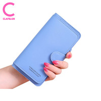 ราคา CLAFELOR กระเป๋าสตางค์หนัง PU เกรดพรีเมียม มีช่องใส่บัตรเยอะ เรียบหรู ดูดี แบรนด์ Forever Young รุ่น LN AC1 พร้อมส่งจากไทย (8725175878)