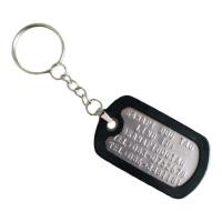ราคา พวงกุญแจ ชุดป้ายพวงกุญแจสไตล์ทหาร Dog Tag สลักชื่อฟรี ส่งรายละเอียดได้ทางแชท (15770656631)