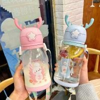 ราคา แก้วน้ำขายดีสำหรับเด็กผู้หญิงถ้วยน้ำพลาสติกขวดน้ำนักกีฬาแก้วน้ำน่ารักฤดูร้อนแก้วอินเทรนด500ML (4659442258)