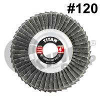 ราคา 1กล่อง10ใบ จานทรายซ้อนหลังอ่อน 4นิ้ว TITAN ขนาด105 x 16mm สีดำ มี9เบอร์ 40 60 80 100 120 150 240 320 400 (14744862552)