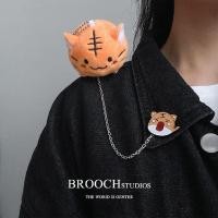 ราคา เข็มกลัด ติดเสื้อ มีตุ๊กตาน่ารัก ติดกระเป๋า เกร๋ๆ Brooch cute พร้อมสายห้อย สินค้าพร้อมส่ง (17825222263)