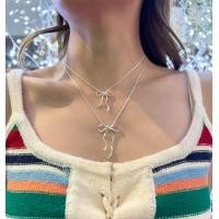 ราคา Bows pendant จี้โบว์ ribbon necklace (21205925414)