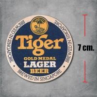 ราคา sticker pvc TIGER BEER สติกเกอร์ เบียร์ไทเกอร์ งานออฟเซ็ทแท้ กันน้ำ กันแดด (20687361496)