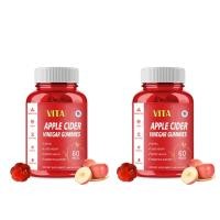 ราคา 60 เม็ด VITA Apple Cider Vinegar Gummy เจมมี่ แอปเปิ้ลไซเดอร์วิเนการ์กัมมี่ วีเนก้าร์แบบเม็ดทานง่าย Molecule Apple Cider Vinegar MULTI C MIX วิตามินซี (21197991065)