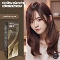 ราคา เบอริน่า A29 สีช็อคโกแลต สีย้อมผม สีย้อมผม ครีมย้อมผม สีผม Berina A29 Medium Chocolate Hair Color Cream (8717983722)
