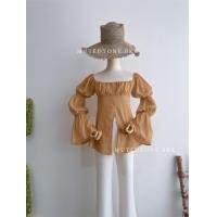 ราคา Mute Rosesy Top เสื้อเเขนพองปาดไหล่แบบญาญ่าผ้าโปร่งใส่สบายเสื้อไปทะเลเสื้อญาญ่า ชุดญาญ่า (9707216306)