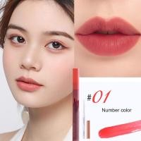 ราคา ลิปสติกเนื้อแมท6สีลิปสติกเหลวกันน้ำคงทนลิปสติกเนื้อแมท (21231476648)