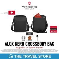 ราคา VICTORINOX Alox Nero Crossbody Bag with 10 Tablet Pocket 612767 กระเป๋าสะพายข้าง จากสวิสฯ มีรับประกัน 1 10 ปี (21092600155)