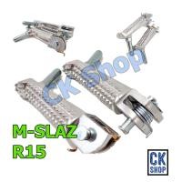 ราคา พักเท้า หน้า หลัง มีเนียม R15 M SLAZ ยี่ห้อ HMA (7232606437)