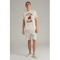 ราคา Mc jeans เสื้อยืดแขนสั้นผู้ชาย สีครีมอ่อน MTTZ713 (21373901443)