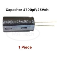 ราคา 4700uF25V คาปาซิเตอร์ จำนวน1ชิ้น ตัว Capacitor 4700uf 25v 4700uF 25V ตัวเก็บประจุ ตัวซี ตัวC ขนาด 16x30 Capacitor 25v 4700uf (21371121606)