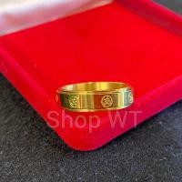 ราคา แหวนโอม ॐ แถมแผ่นทองรูปโอมนำโชค ใส่ติดตัวเสริมการงานเสริมการเงิน (16611241326)