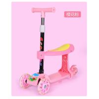 ราคา สกู๊ตเตอร์เด็กเล็กล้อมีไฟ สกู๊ตเตอร์ 3 ล้อ ปรับระดับได้ พร้อมส่ง (20680463052)