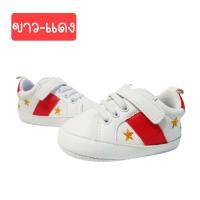 ราคา Babyonline X079 E5 รองเท้าผ้าใบแบบผูกเชือกสำหรับเด็กหัดเดินสุดเท่ มีกันลื่น พื้นนิ่ม (17826553696)