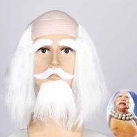 ราคา อุปกรณ์วิกผมหัวล้านสีมหัศจรรย์สำหรับวันฮาโลวีนตรงวิกหัวล้านวันวันโกหกวิกผมมาสเคอเรดสำหรับคนแก่หัวโล้นนุ่มนิ่ม (20617776557)