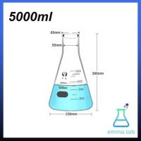 ราคา ขวดชมพู่ ขวดรูปชมพู่ Erlenmeyer flask 50ml 100ml 250ml 500ml 1000ml 2000ml (21303256503)