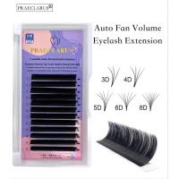 ราคา PRAECLARUS Camellia Auto Fan Eyelash Extension Easy Fanning Bloom Eyelashes การออกดอกอัตโนมัติ Premium Volume ขนตาแต่ละตัว Mink Fur วัสดุระดับพรีเมียม Matte Black 1st Auto Blooming Lashes (16797766968