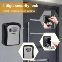 ราคา กล่องใส่รหัส ล็อครหัสกันขโมย กล่องเก็บกุญแจนิรภัย Safety Box Key Storage Box With 4 Digit Code Combination Lock Aluminium Alloy Wall Mount Key Holder (15742283237)