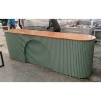 ราคา 99HomeStore เคาเตอร์บาร์ทรงเตาผิง เคาเตอร์ต้อนรับ ก60 ย280 ส90 (19768969796)