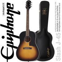 ราคา Epiphone Slash J 45 กีตาร์โปร่งไฟฟ้า 41 นิ้ว ทรง Slash ไม้แท้ทั้งตัว ท็อปโซลิดซิทก้าสปรูซ โซลิดมะฮอกกานี เคลือบเงา แถมฟรีฮาร์ดเคส ประกัน 1 ปี (12280424420)