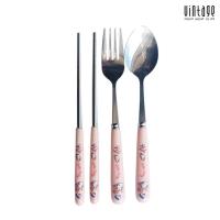 ราคา ชุดเซตซ้อน ส้อม ตะเกียบ ลายลิขสิทธิ์แท้100 HelloKitty Kuromi MyMelody สินค้าพร้อมส่ง สั่งเยอะมาราคาส่ง 1กล่อง3ชิ้น (20393307492)