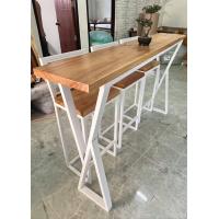 ราคา PradooSiam โต๊ะบาร์ เก้าอี้บาร์ ขายแยก 1ตัว โต๊ะบาร์ยาว โต๊ะบาร์สูง ท็อปไม้แผ่นเดียว ไม้ธรรมชาติ ขอบตรง ขาโต๊ะเหล็ก สไตล์ลอฟท์ พร้อมใช้ (20929459276)
