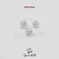 ราคา ลูกปัดทรงกลม ชาร์มเงินแท้ 92 5 ขนาด4 8มิล เม็ดบีทเงินแท้ ทรงกลม สำหรับสร้อยข้อมือ สร้อยคอ สร้อยข้อเท้า (14617868209)