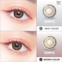 ราคา คอนแทคเลนส์ ขนาดมินิ Gray Brown Sonya Lovelysoft (16434312314)