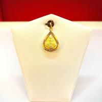 ราคา จี้หลวงพ่อโสธร สำหรับสร้อย 1สลึง เลี่ยมทองคำแท้90 กันน้ำ (20449515526)