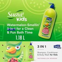 ราคา ของแท้ สุดคุ้ม Suave Kids 3 in 1 2 in 1 แชมพูผสมคอนดิชั่นเนอร์และครีมอาบน้ำ (20581588440)