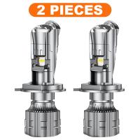 ราคา H4 LED Mini Projector 160W LM Hyperboloid Matrix Bi LED Headlight Bulb for Car Motorcycle Canbus HiLow Beam Rlfit (20438575050)