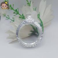 ราคา กรอบพระเงินผสม กรอบพระเหรียญกลม ใส่เหรียญกลม กว้าง2 9 x สูง2 9 ซม ขนาดวัดจากจอกระจก (20858663226)