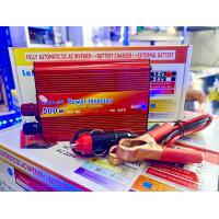 ราคา Inverter 12V 500W ราคาโรงงาน 12v 500w แปลงไฟ12vแบตเตอรี่เป็นไฟบ้าน 220v Inverter 12V 500W แปลงไฟรถเป็นไฟบ้าน DC to AC 220V ใช้กับมอเตอร์ 12V แถมสายไฟ 2 ชุด (20563116133)