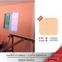 ราคา KINZO 18 ลิตร สีน้ำทาบ้าน ชนิดด้าน สีทาบ้าน และสีทาฝ้าทาเพดาน สำหรับทาภายใน ขนาด 23 กก หรือ 5 แกลลอน (14690573453)
