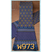 ราคา ผ้าลายไทย ผ้าฝ้ายมัดหมี่หมักโคลน ผ้าพิมพ์ลายมัดหมี่ ผ้าหลา (21199334530)