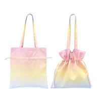 ราคา Vibes brandd Rainbow Bucket Bag กระเป๋าผ้า หูรูด กระเป๋าสะพายข้าง (11498728613)